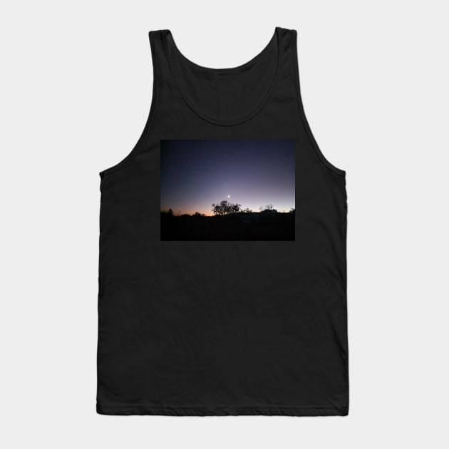 Peaceful Evening Sky Tank Top by Loki's Magical Mischief